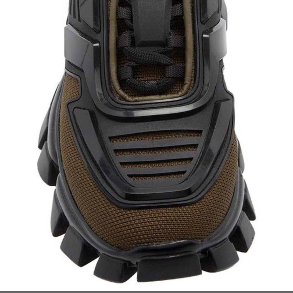 Prada Black and Brown Men's Sneakers